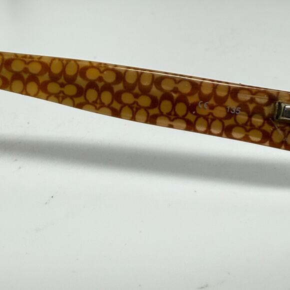 Coach CONSTANCE(222) TAN 52-16-135 Brown Full Rim Eyeglasses Frame H18556 - Picture 5 of 7